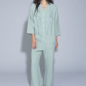 Ileana Kohn Tuck Coverall - S/M Jade